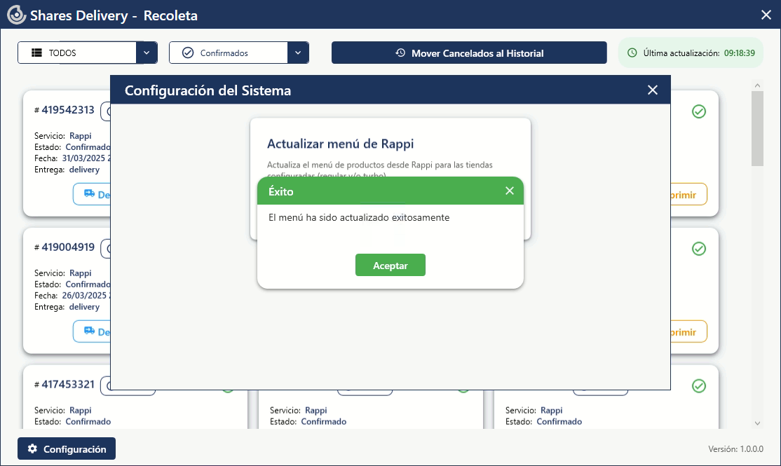 Sistema Resto Shares 4